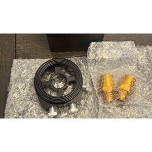 New Universal Thread Adapter Oil Filter Sandwich Plate with 1/8" NPT Pressure